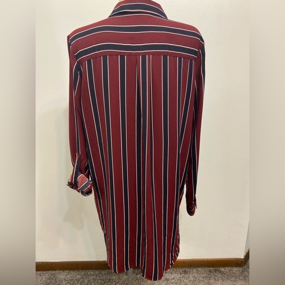 FOREVER 21 Large SHIRT DRESS striped - Picture 7 of 7